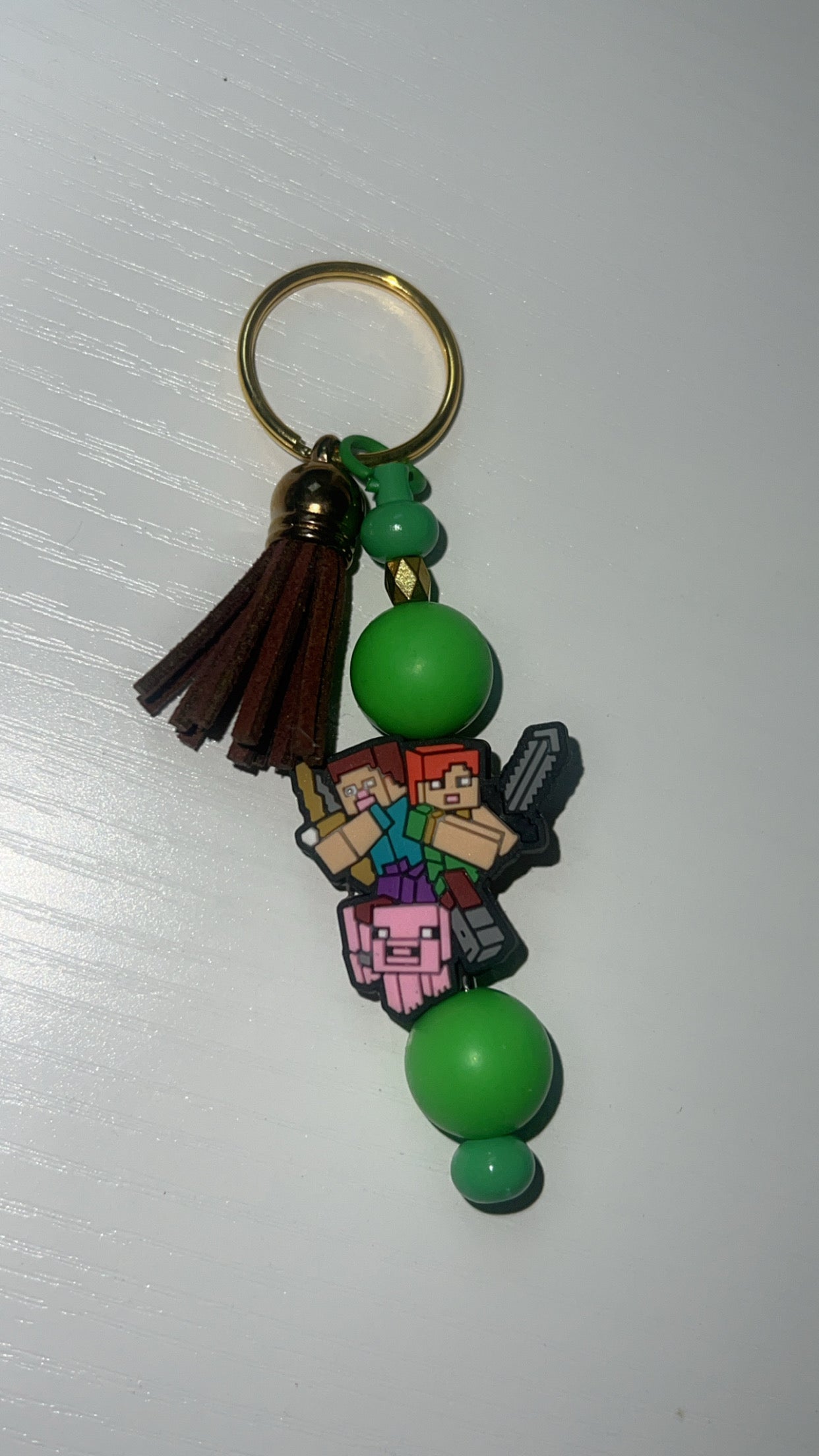Minecraft keychain