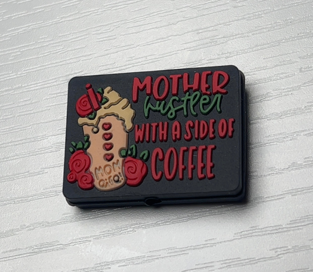 Mother hustler silicone focal bead