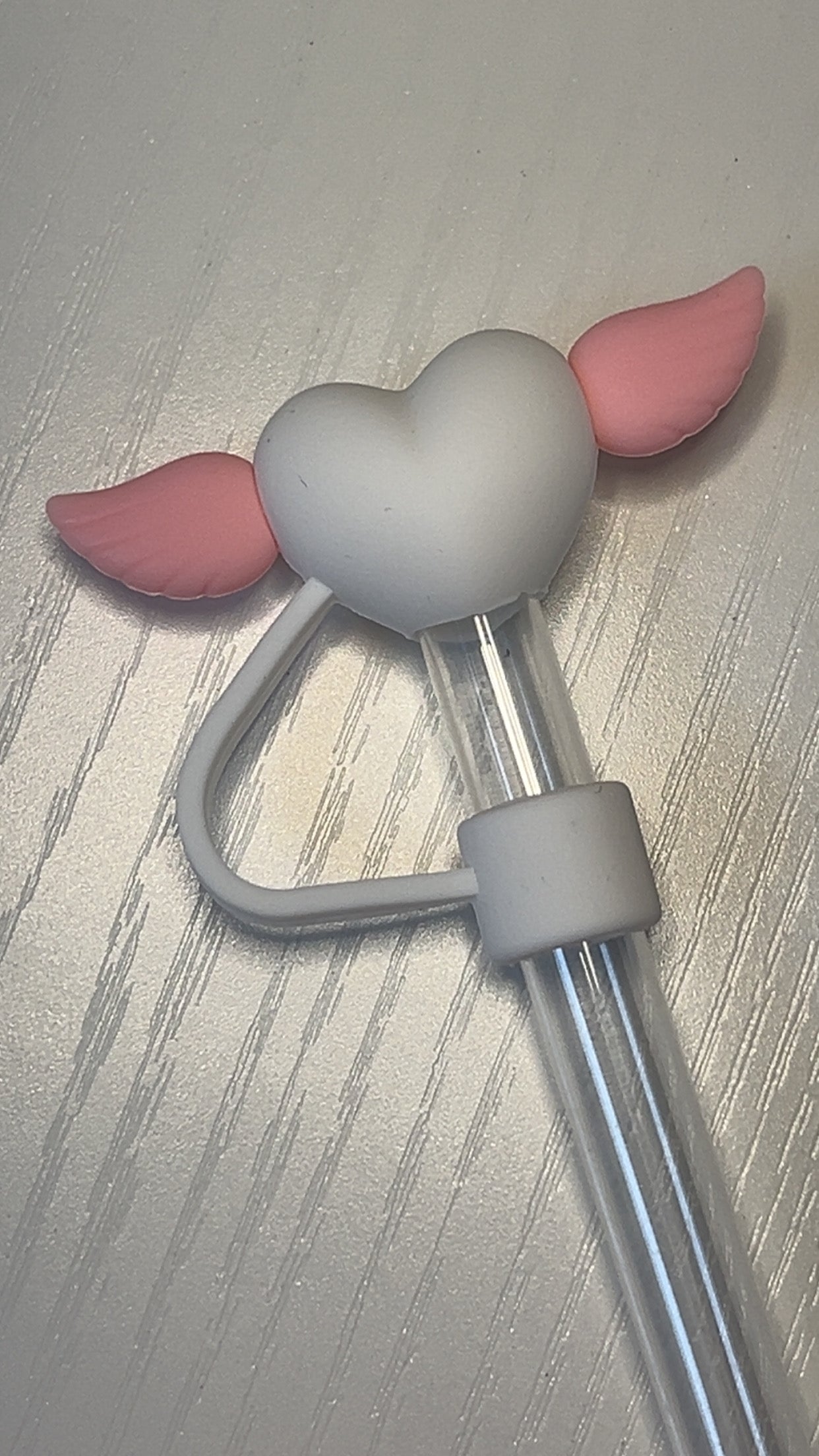 Heart straw topper