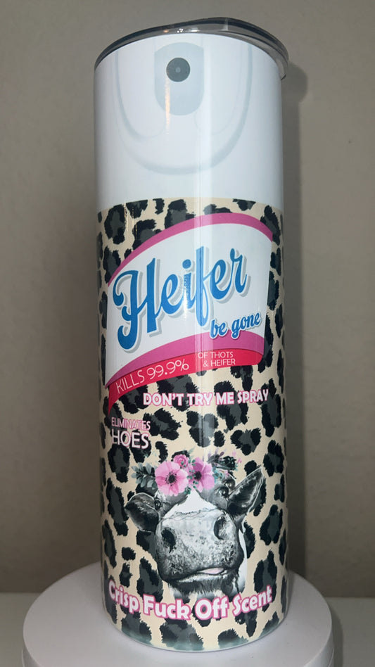 Leopard print Heifer tumbler #1