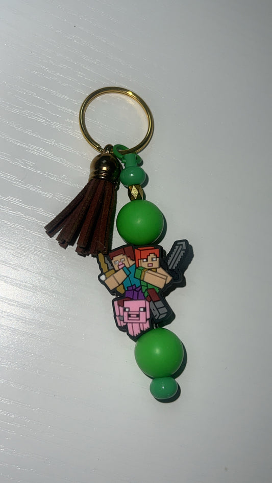 Minecraft keychain