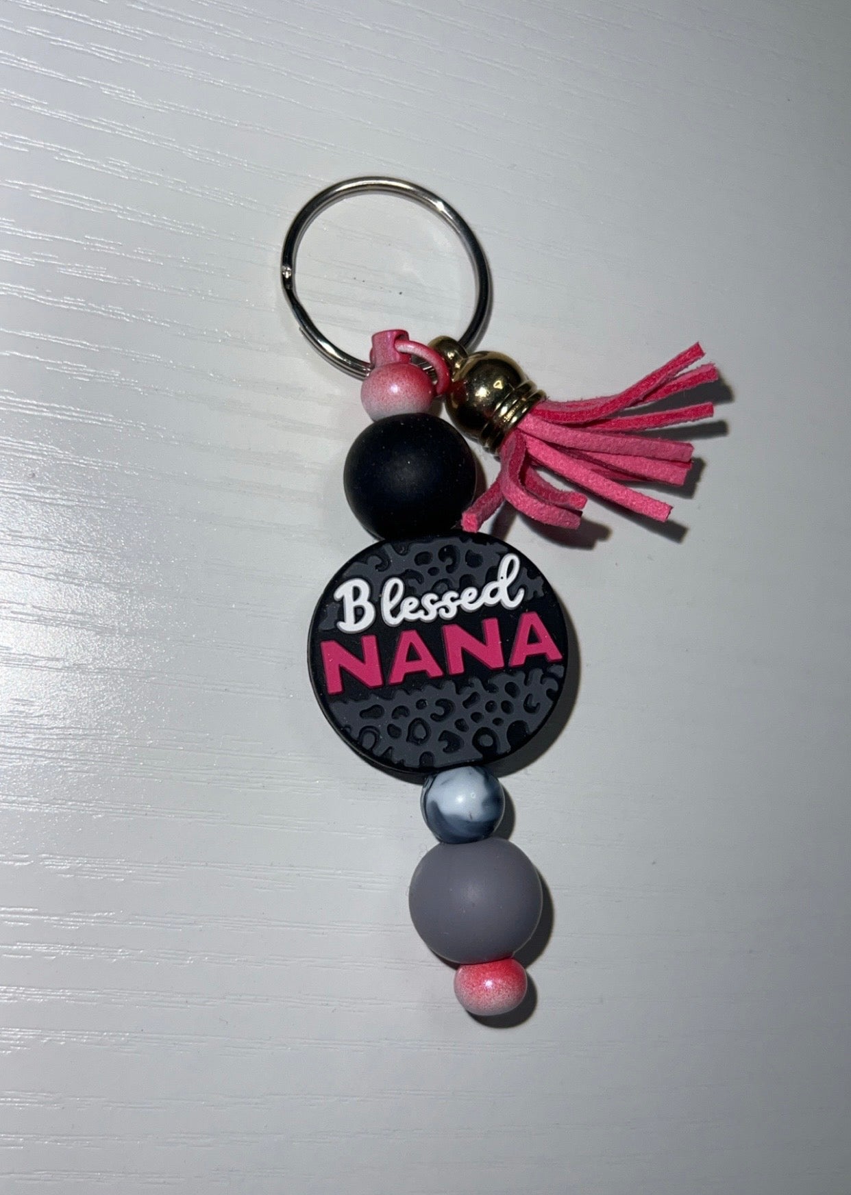 “Blessed mama” keychain