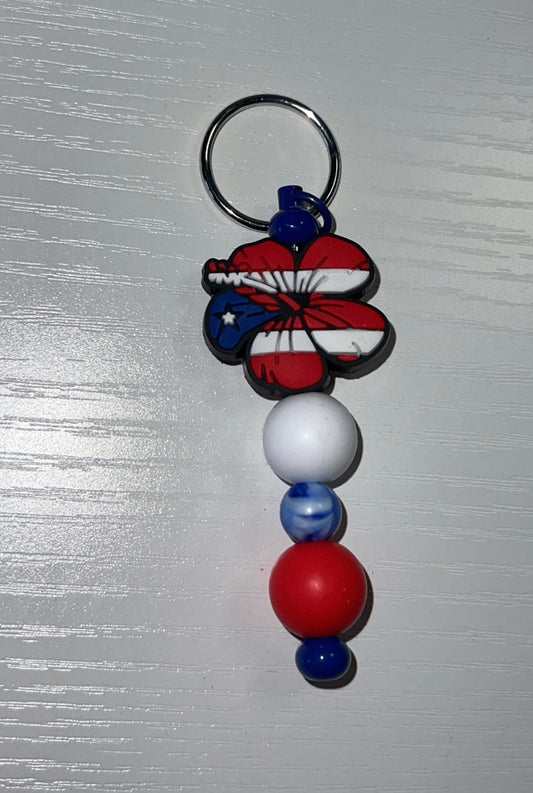Flower keychain