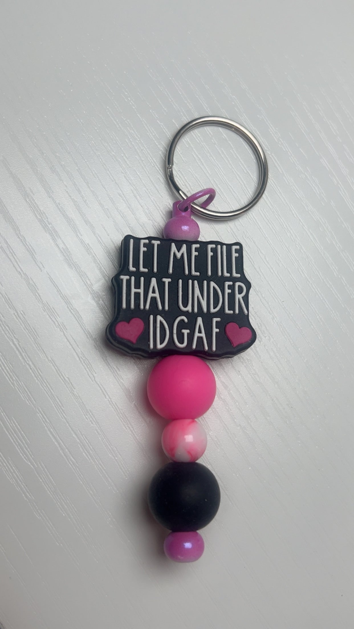 IDGAF keychain