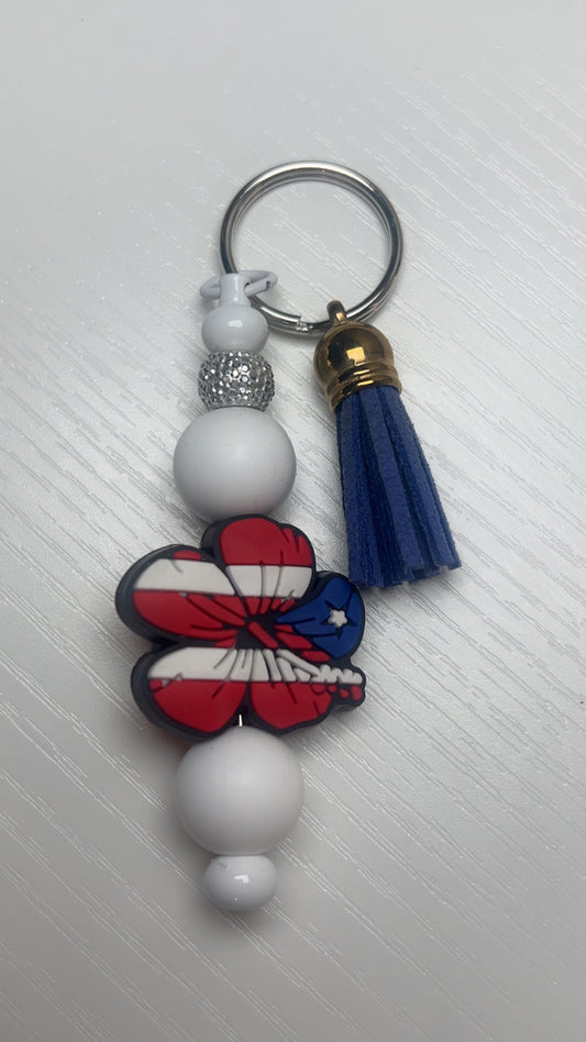 Flower keychain
