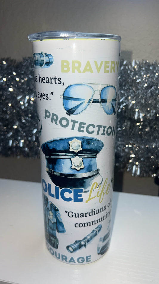 Police tumbler