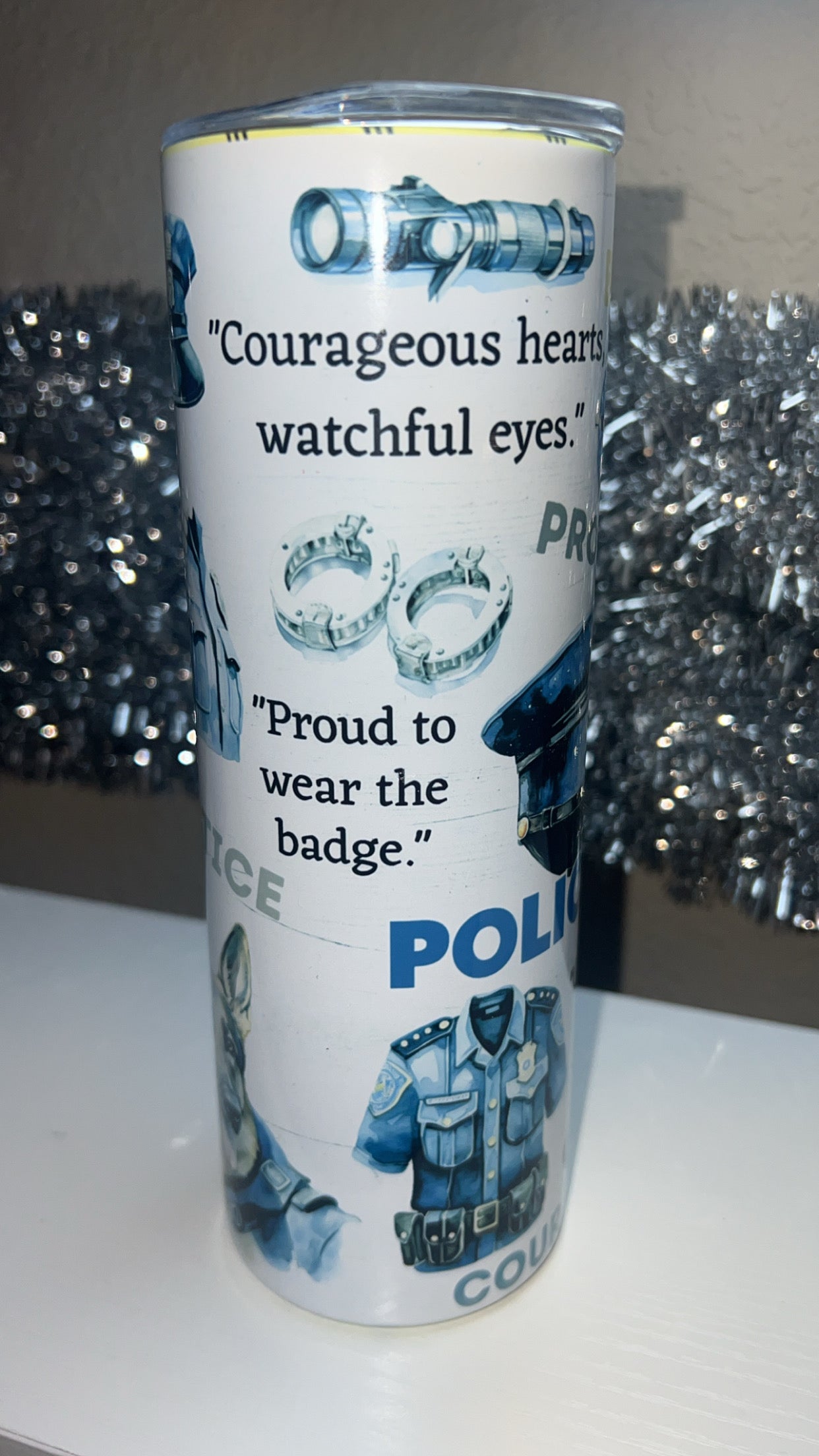 Police tumbler